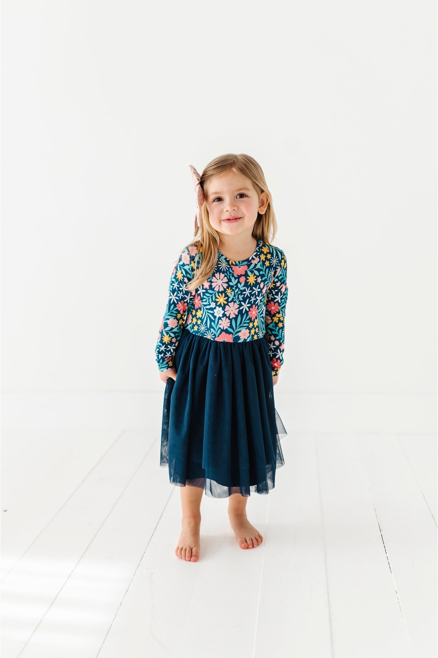 Bamboo Tulle Dress - Maren - Floral