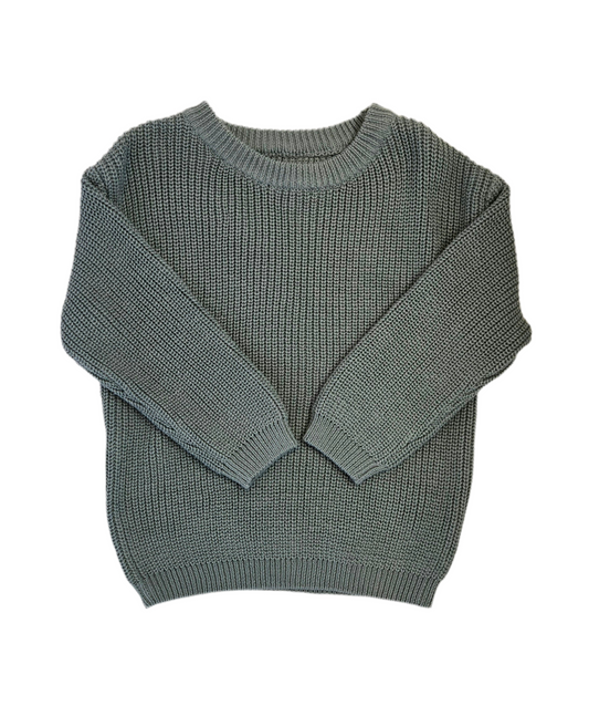 Oversized Sweater - Oasis Blue