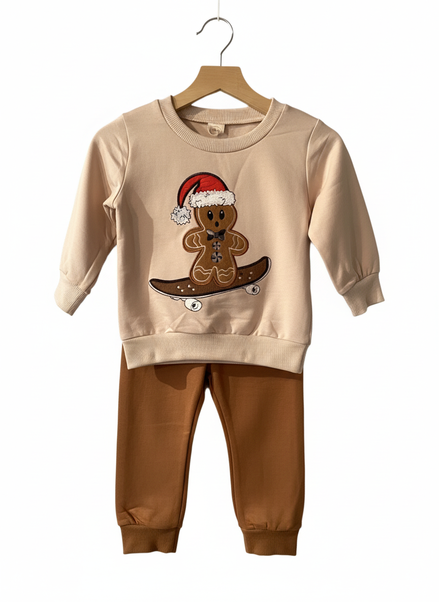 Skater Gingerbread 2pc Set