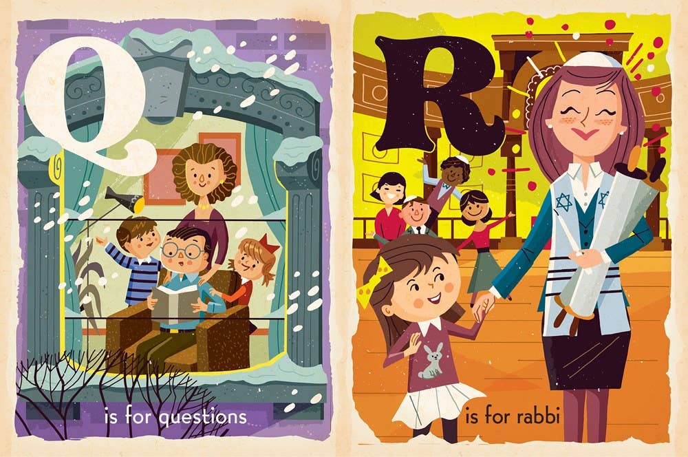 D is for Dreidel Hanukkah Alphabet