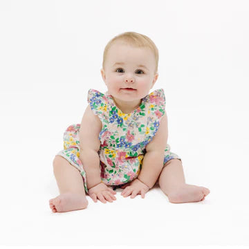 Emma Floral Ruffle Dress Sleeve