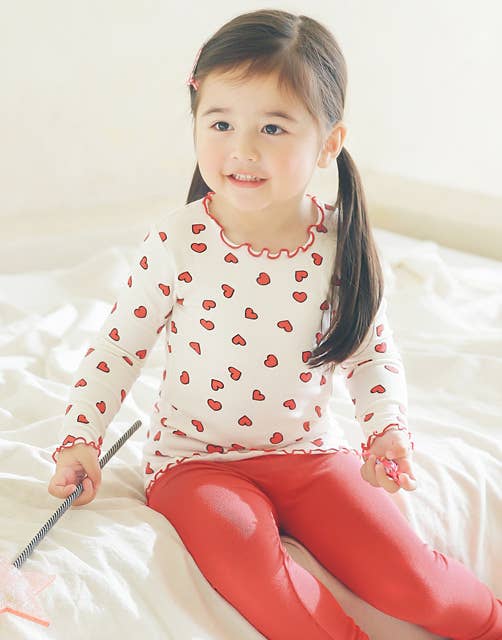 Little Hearts Long Sleeve Modal PJs