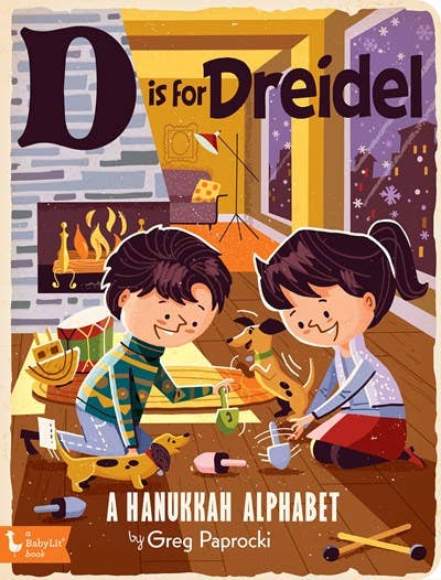 D is for Dreidel Hanukkah Alphabet