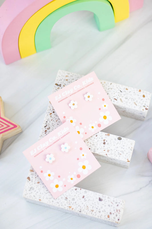 Kids Flower Hypoallergenic Earrings