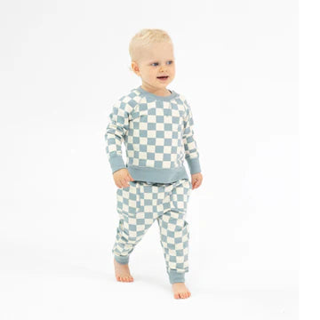 Luka Checkerboard Jogger Set