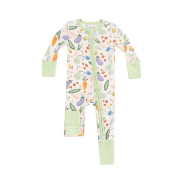 Veggie Patch 2 Way Zipper Bamboo Romper