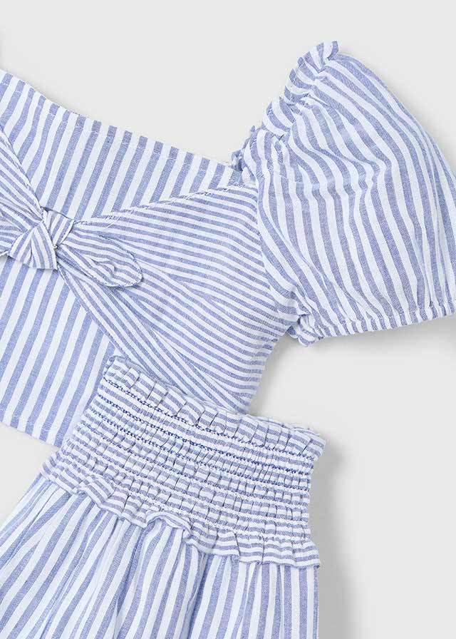 Girl Striped Skirt and Top Set