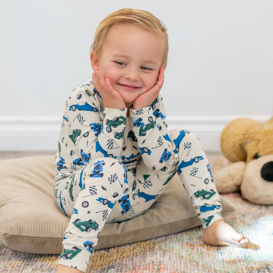 Green Blue Nasar Big Kid Pajama