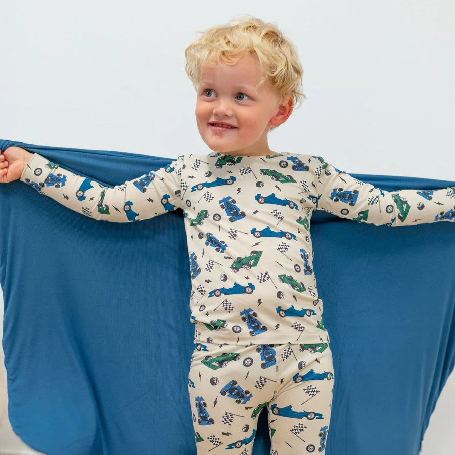 Green Blue Nasar Big Kid Pajama