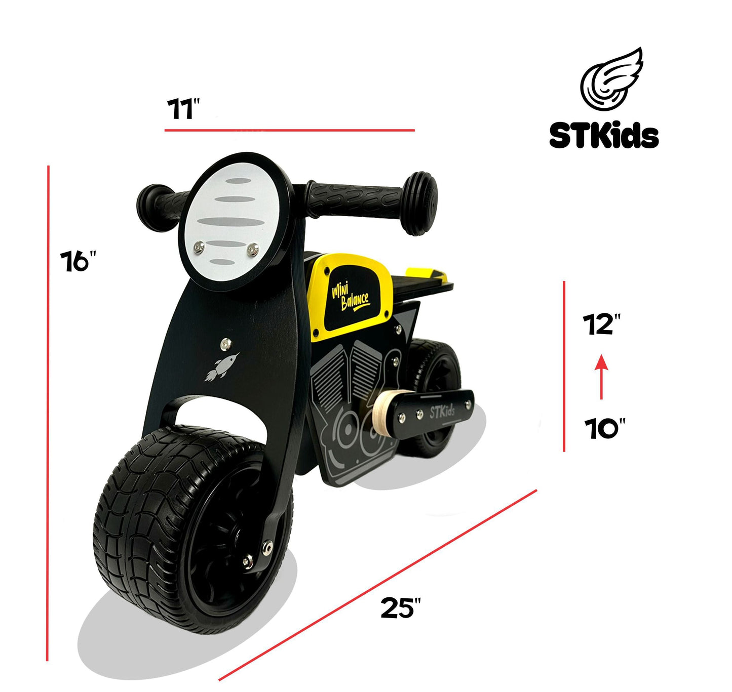 Baby Balance Bike MiniBalance Cafe Racer
