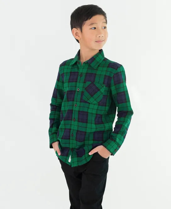 Hunter Plaid Button Down Shirt