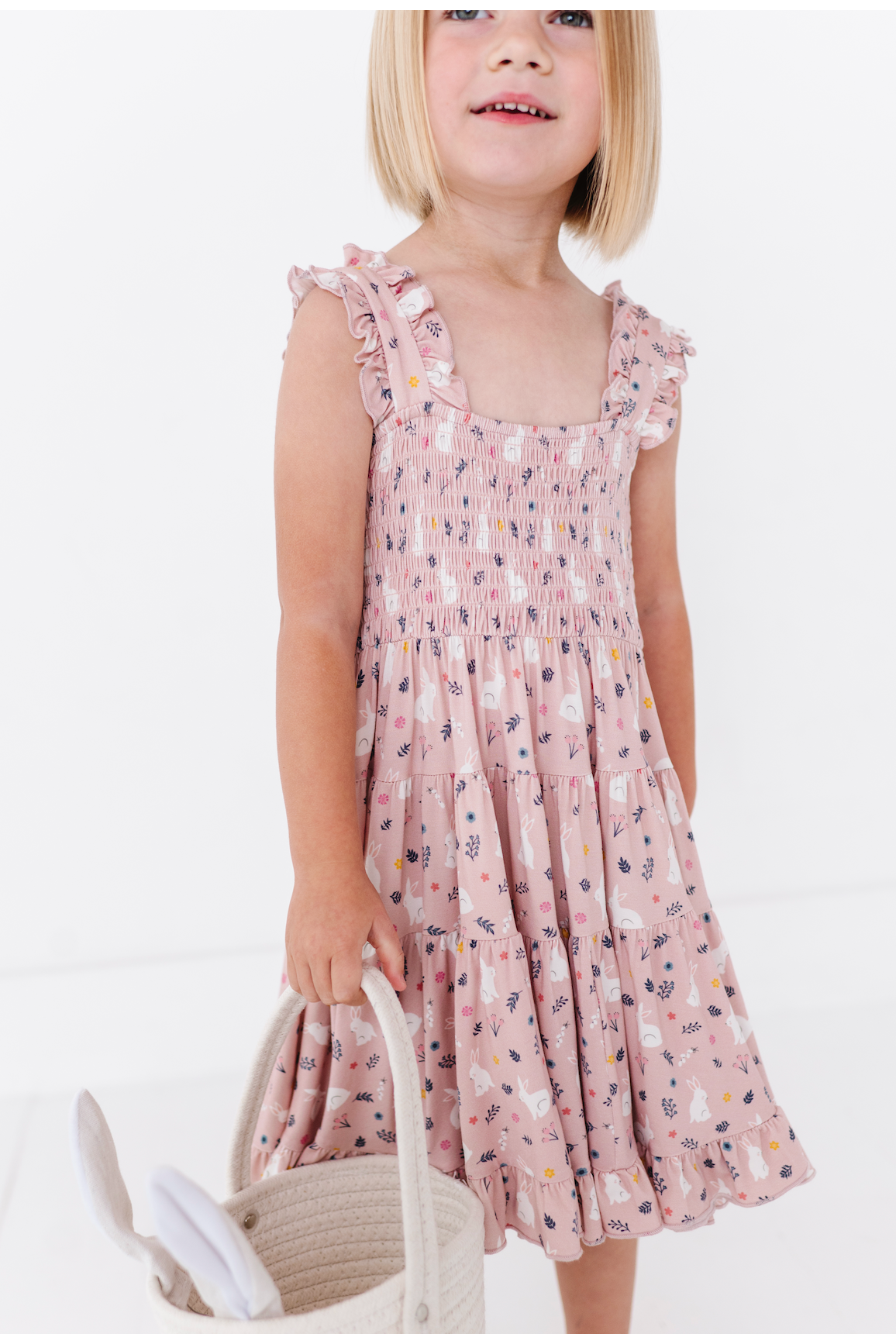 Belle Bunny Smocked Tank Dress