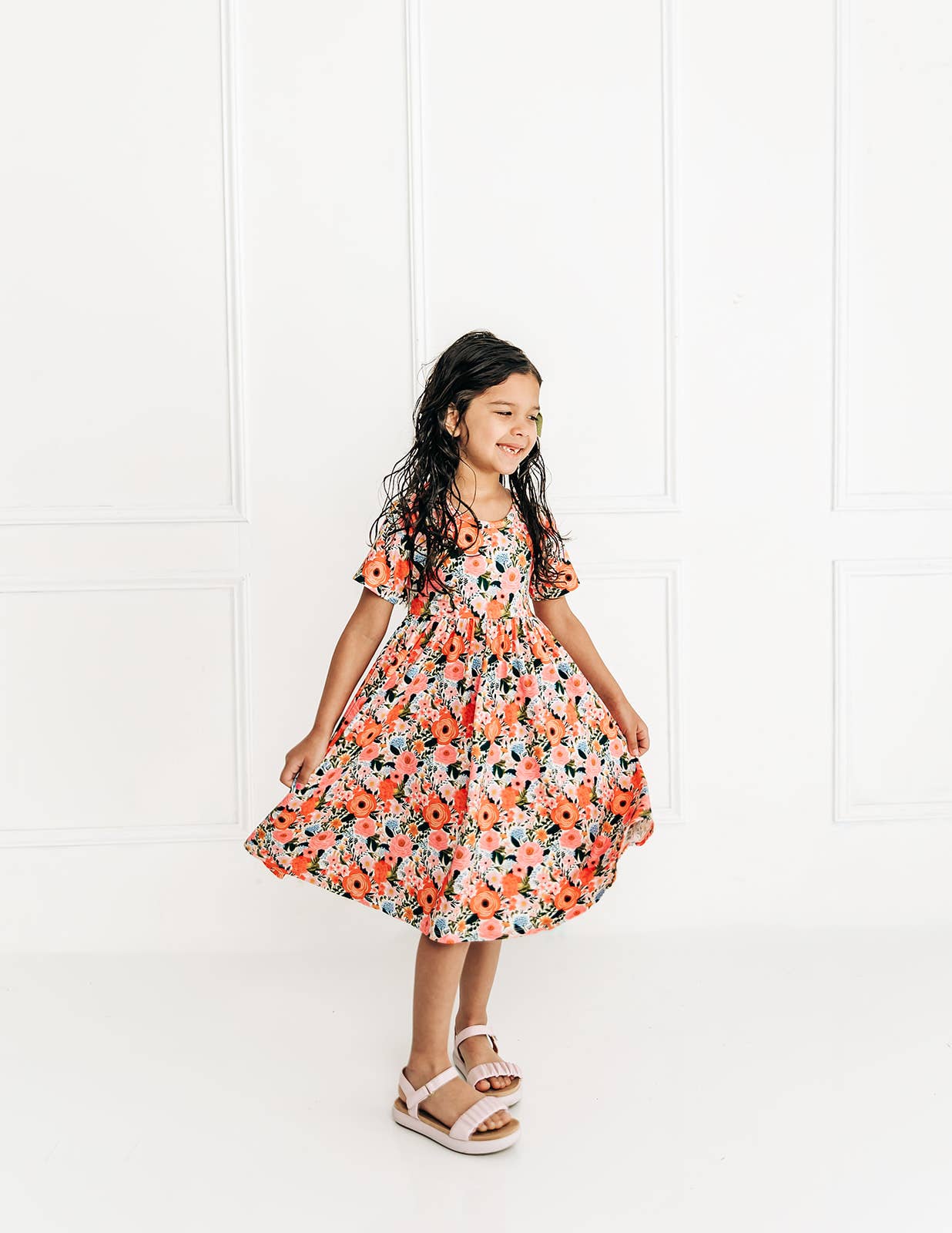 Amelia Floral Bamboo Dress
