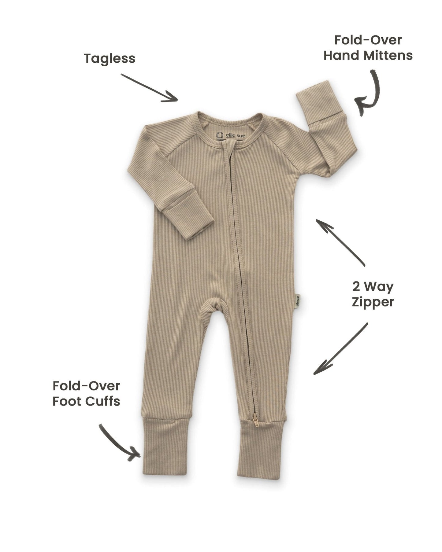 Dune Zipper Romper