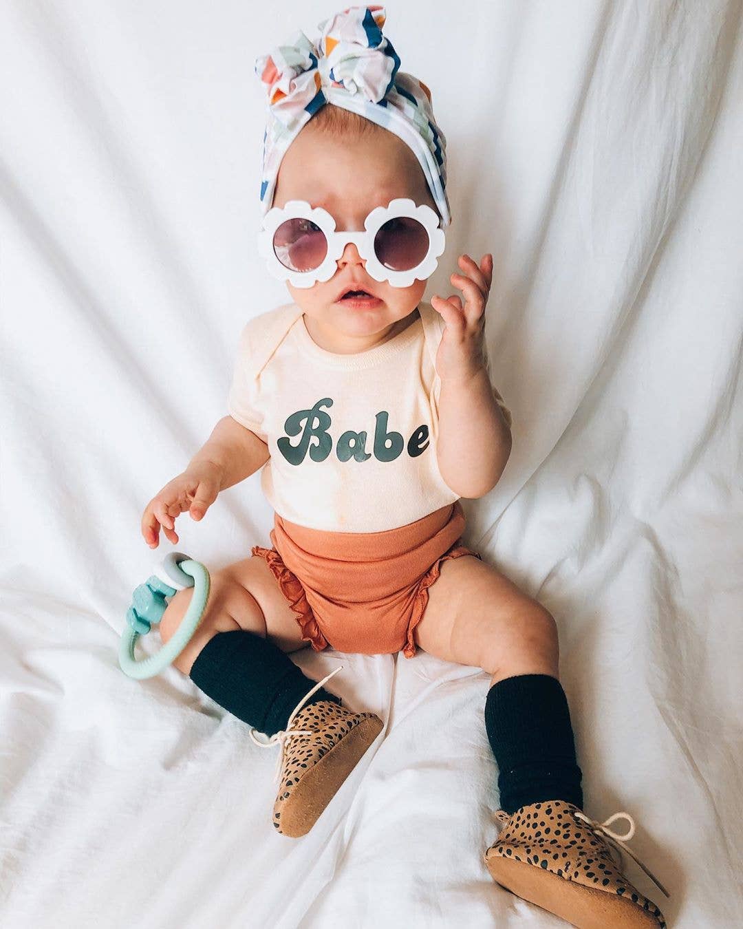 Itzy Ritzy Rattle™ Silicone Teether Rattles: Rainbow