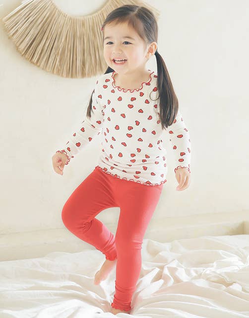 Little Hearts Long Sleeve Modal PJs