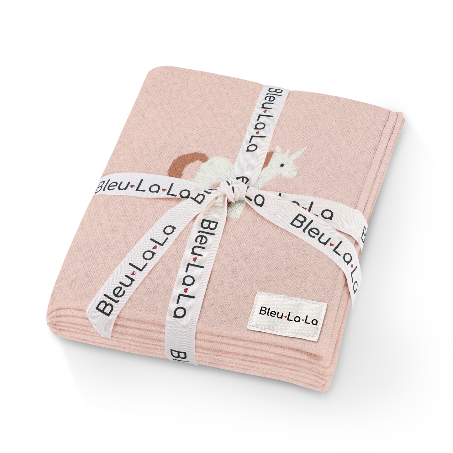 100% Luxury Cotton Baby Blanket - Unicorn: Pink