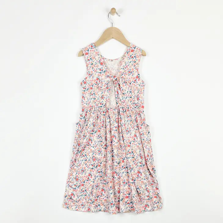 Lily Tie Back Pocket Dress