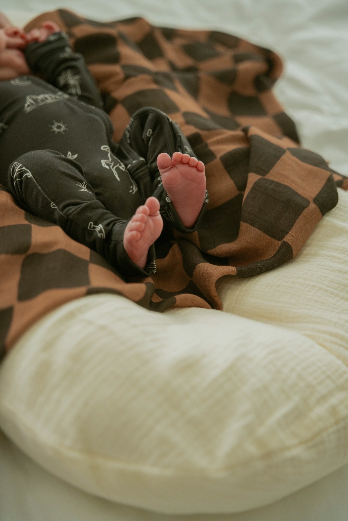 Ink & Earth Muslin Swaddle Blanket