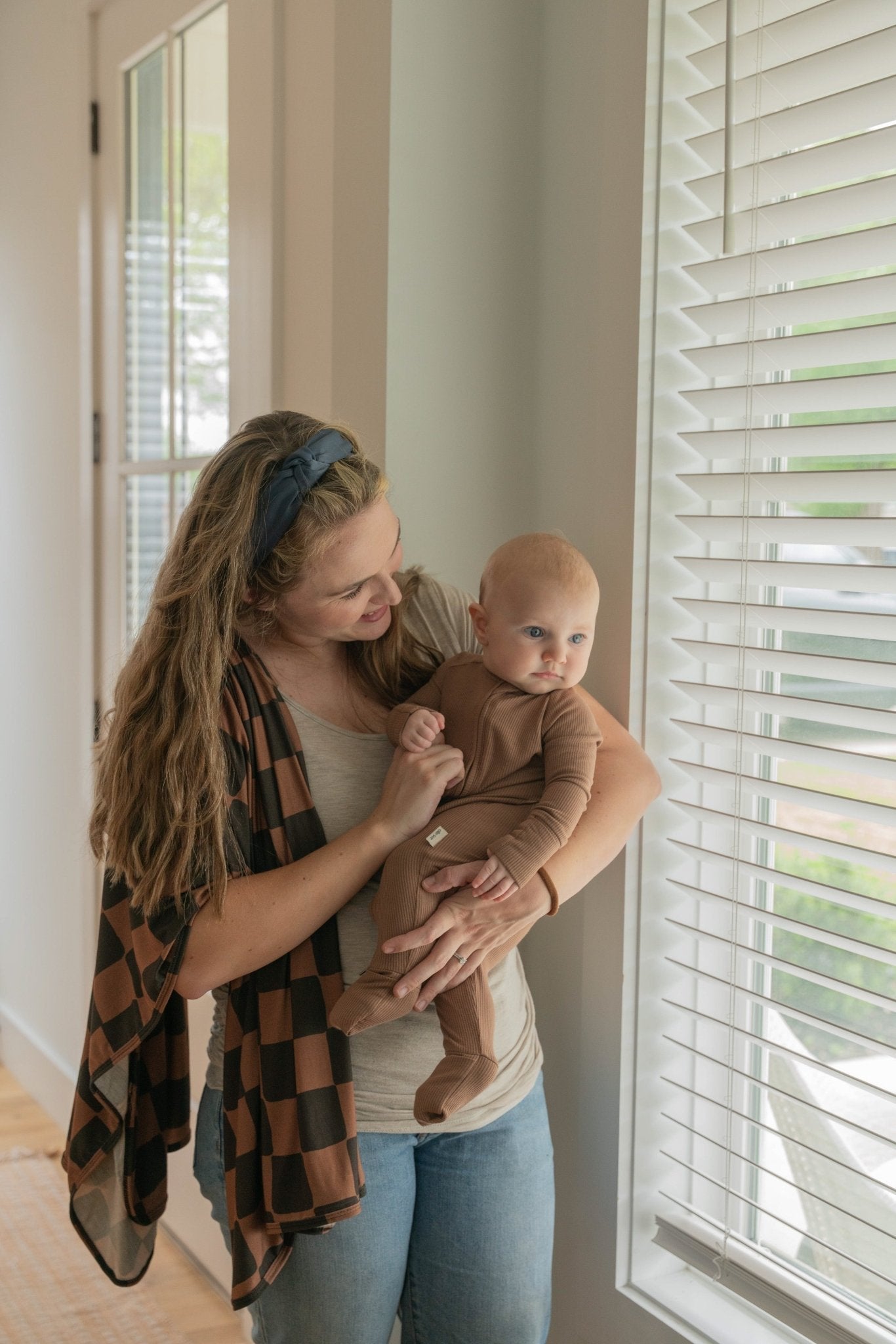 Ink & Earth Stretch Swaddle Blanket