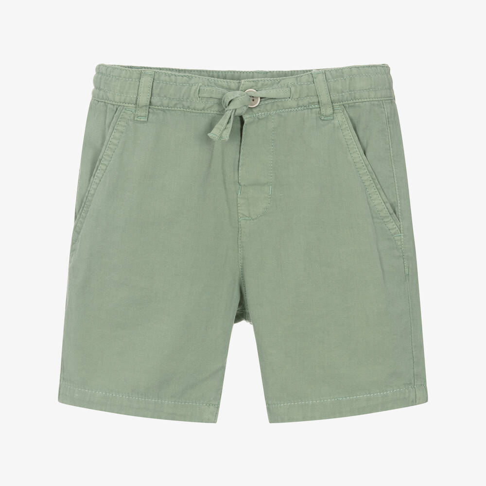 Boy Drawstring Linen Shorts