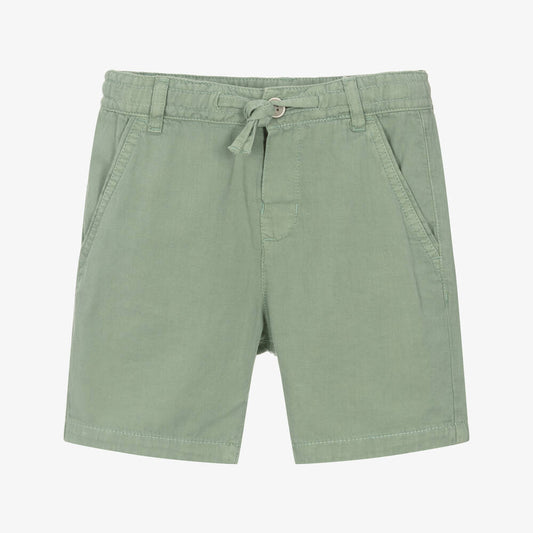 Boy Drawstring Linen Shorts