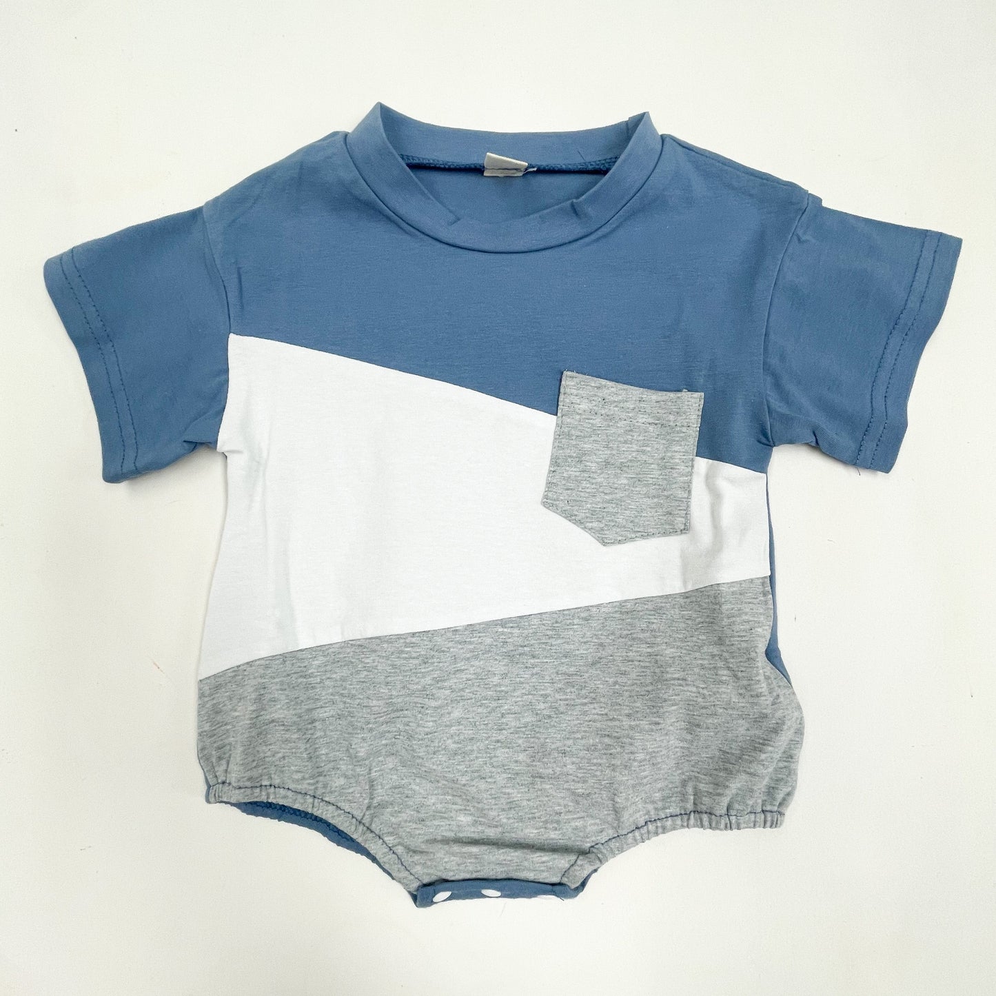 James Colorblock Romper