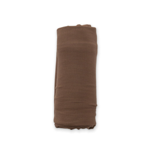 Mocha Stretch Swaddle Blanket