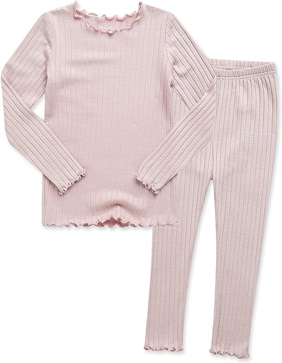 Light Peach Modal Two-Piece Pajama Set