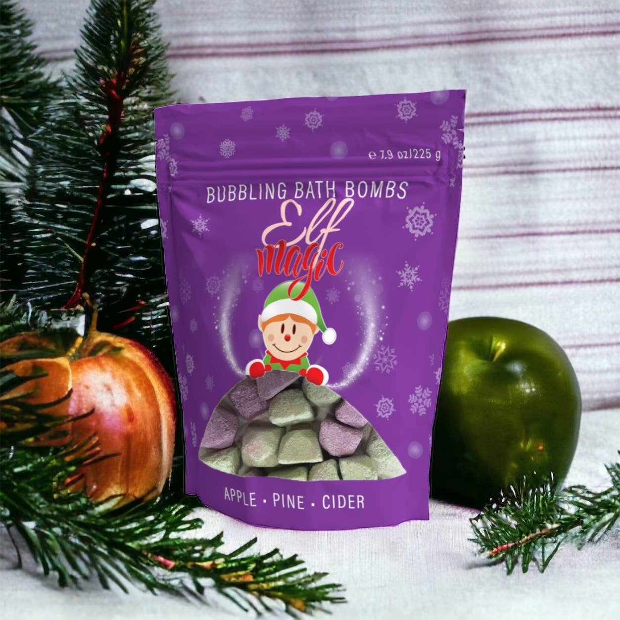 Holiday Bubble Bath Bombs | Elf Magic