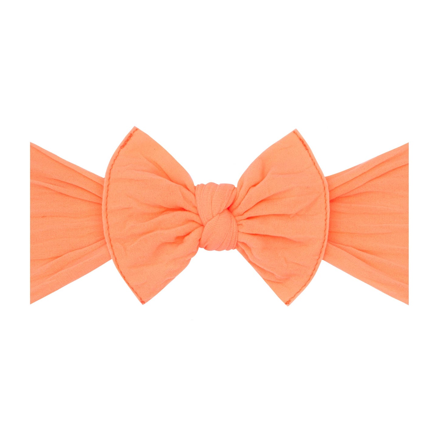 Baby Bling Bows - KNOT: neon coral