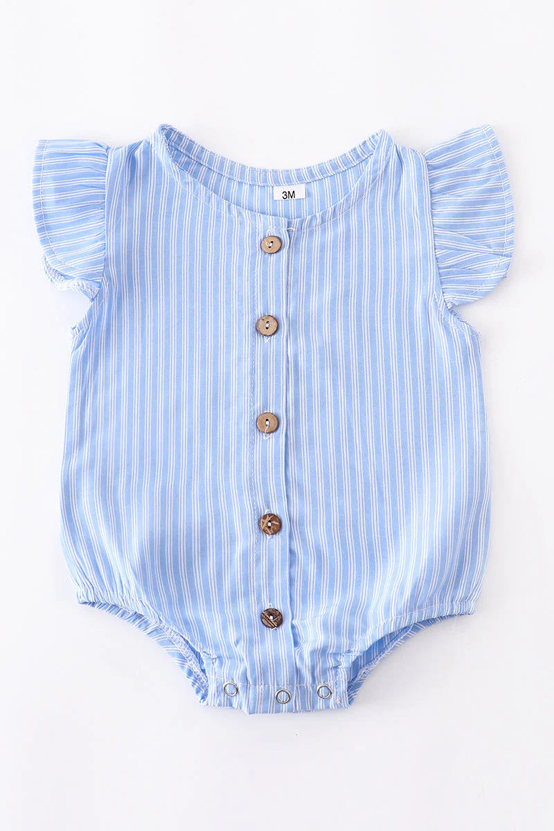 Striped Bubble Romper