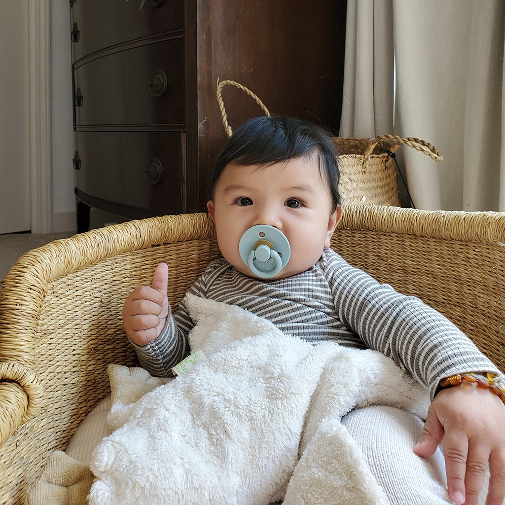 Itzy Soother™ Blue Natural Rubber Pacifier Sets