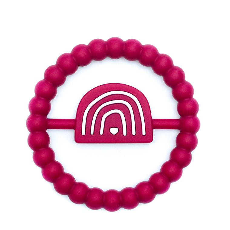 Rainbow Ring Teether : Crimson