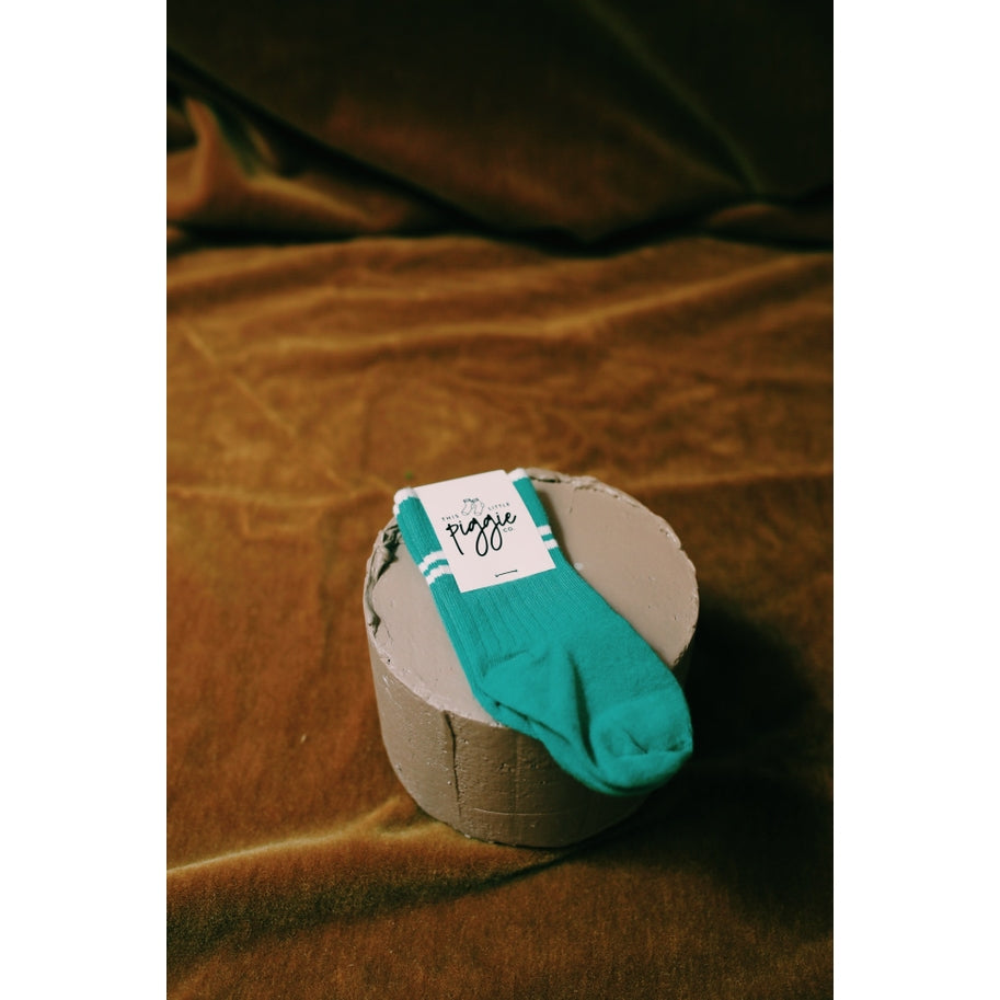 Striped Sock Seafoam