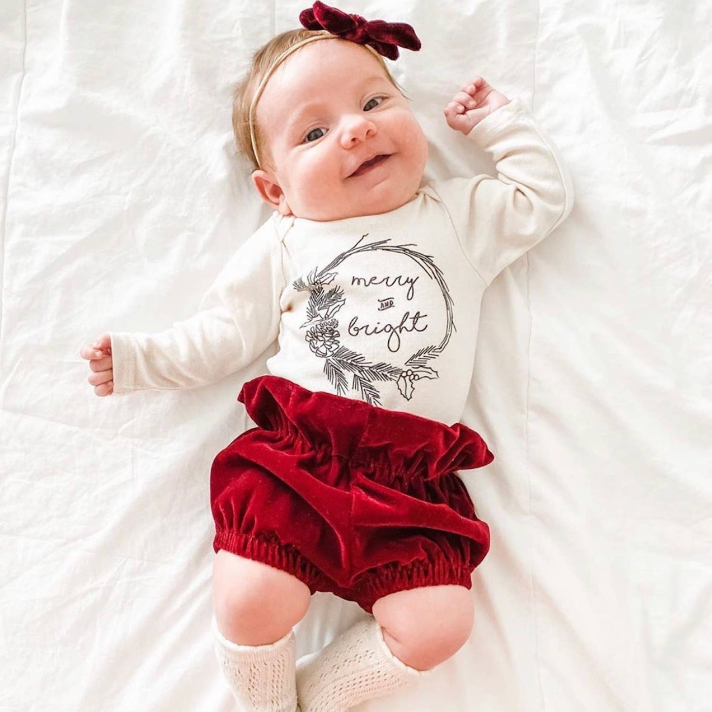 Merry And Bright - Long Sleeve Bodysuit