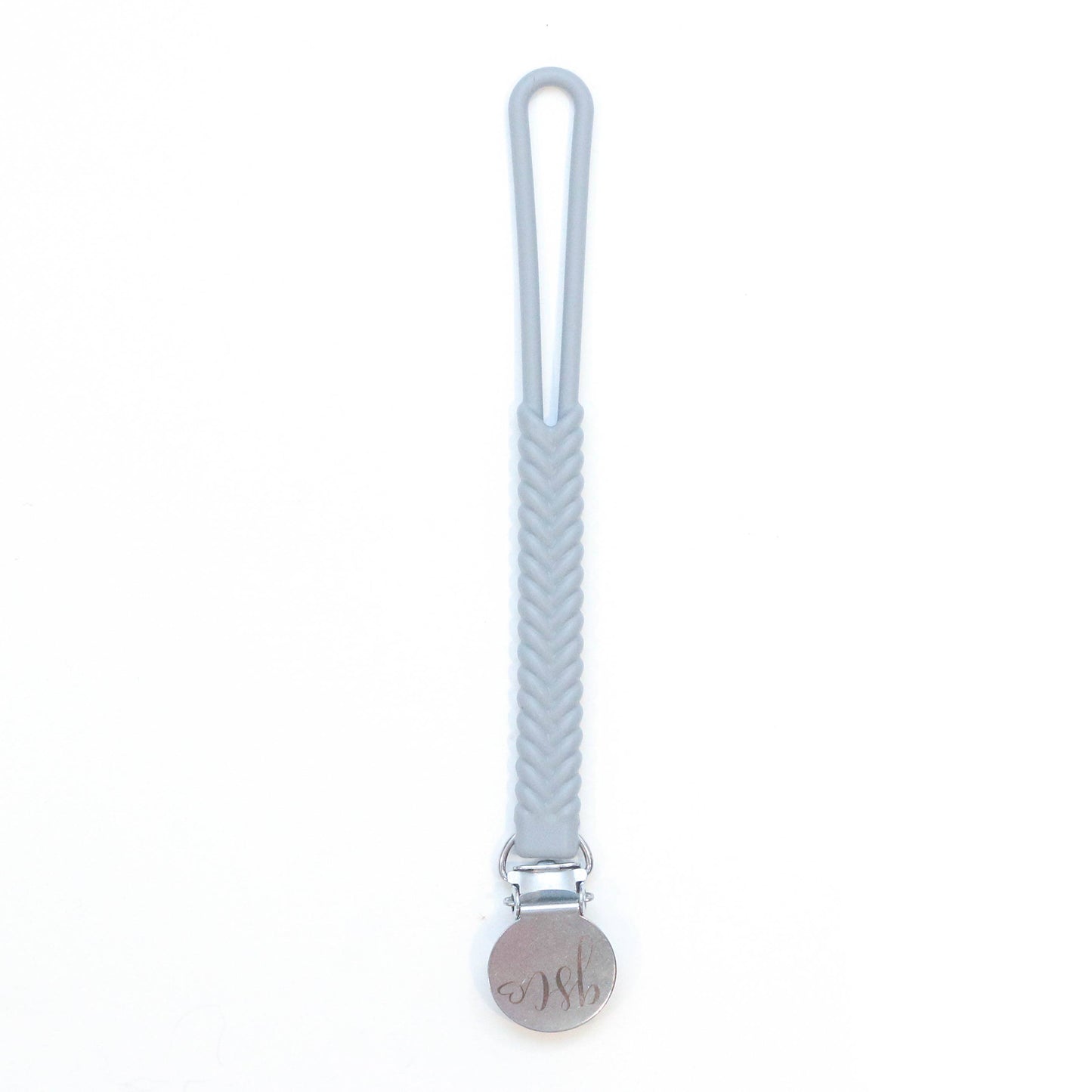 Pacifier Clip: Slate