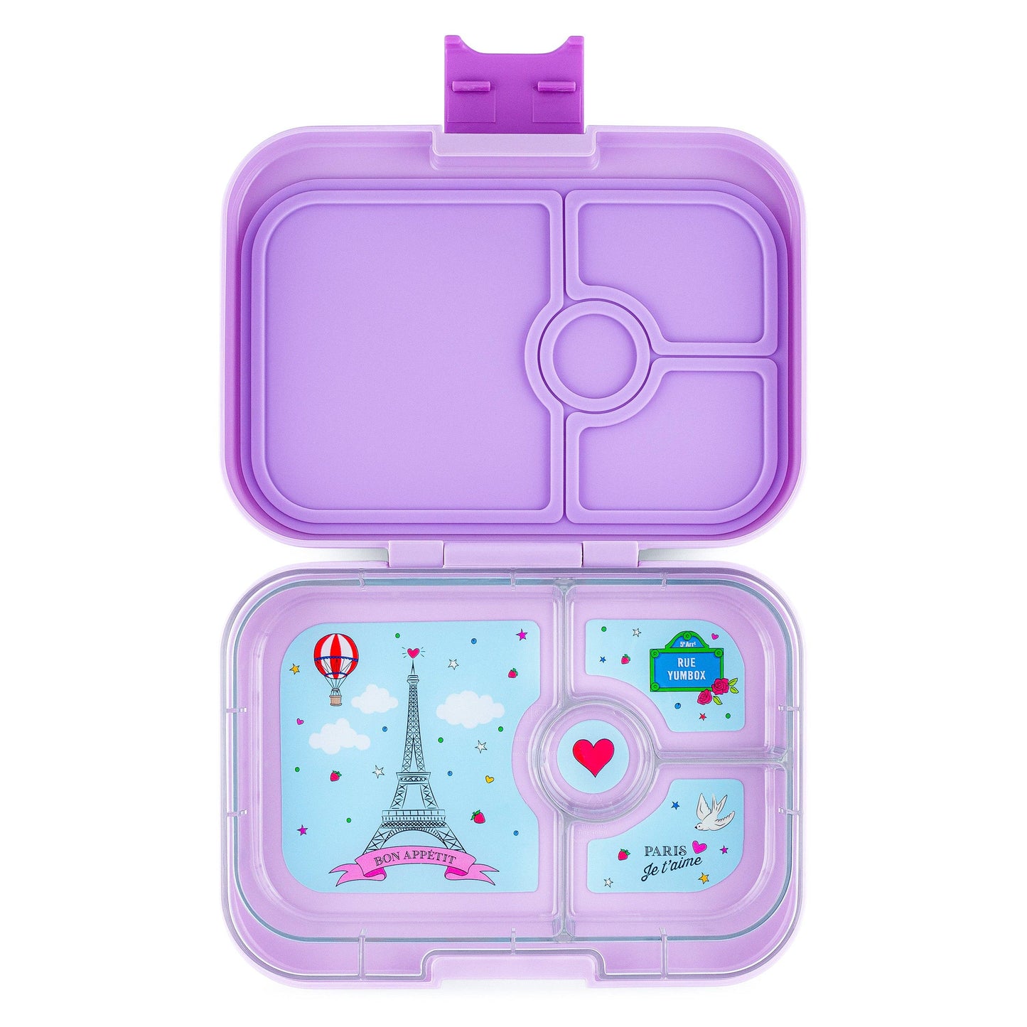 Leakproof Sandwich Friendly Bento Box - Yumbox Lulu Purple