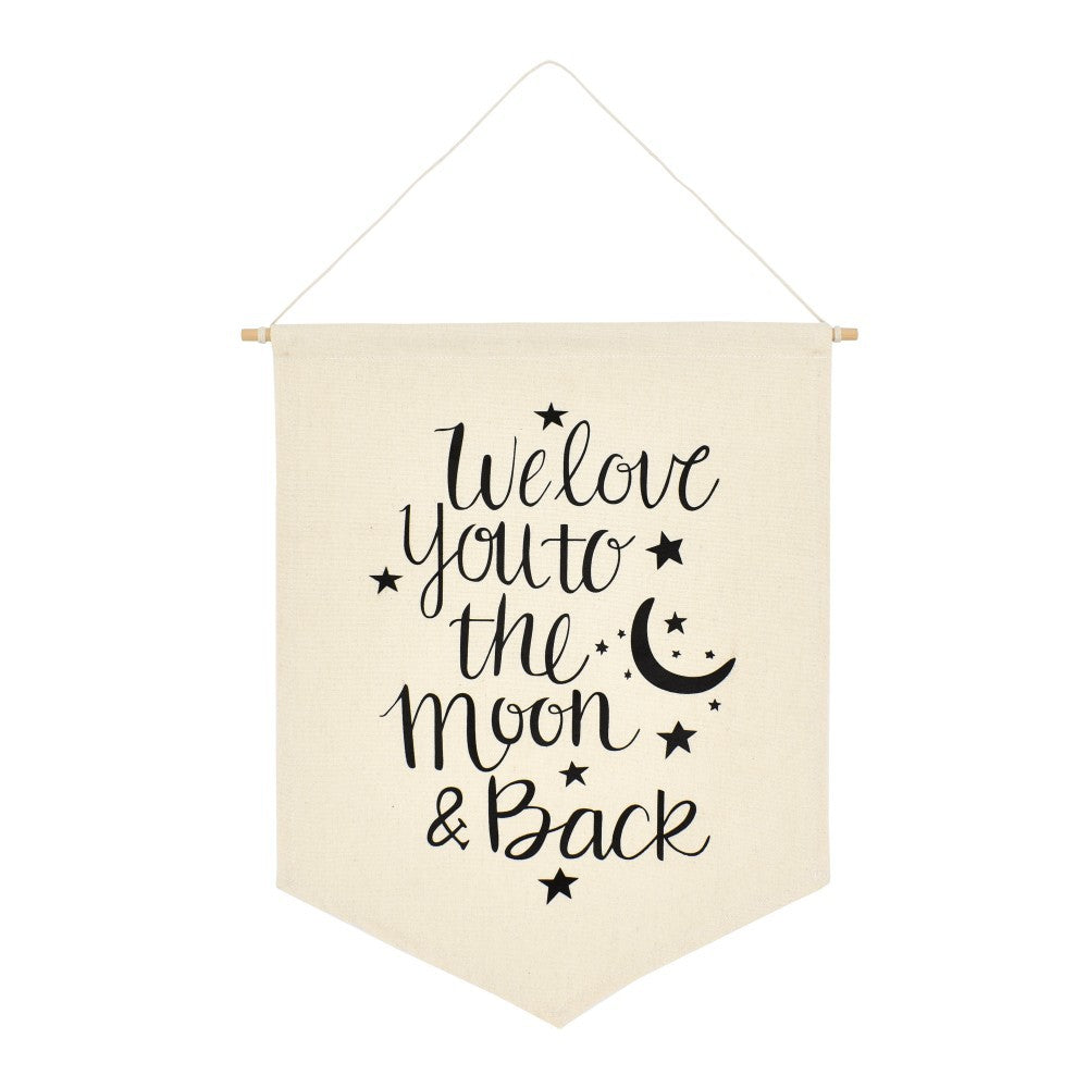 Love You to the Moon & Back Wall Hanging