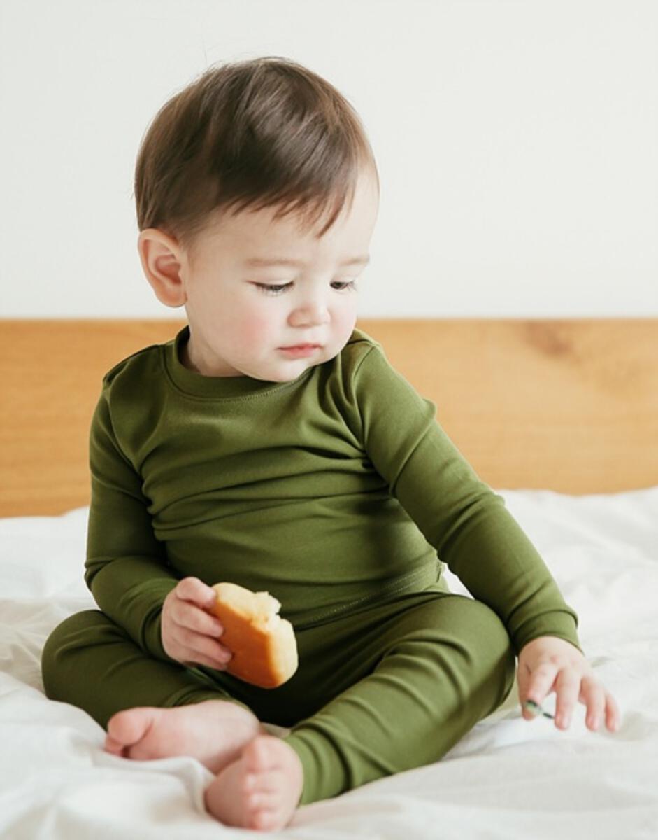 Army Green Long Sleeve PJs
