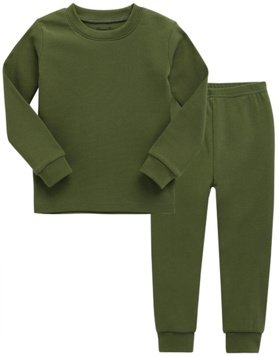 Army Green Long Sleeve PJs