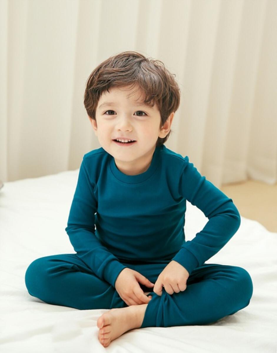 Deep Blue Long Sleeve PJs