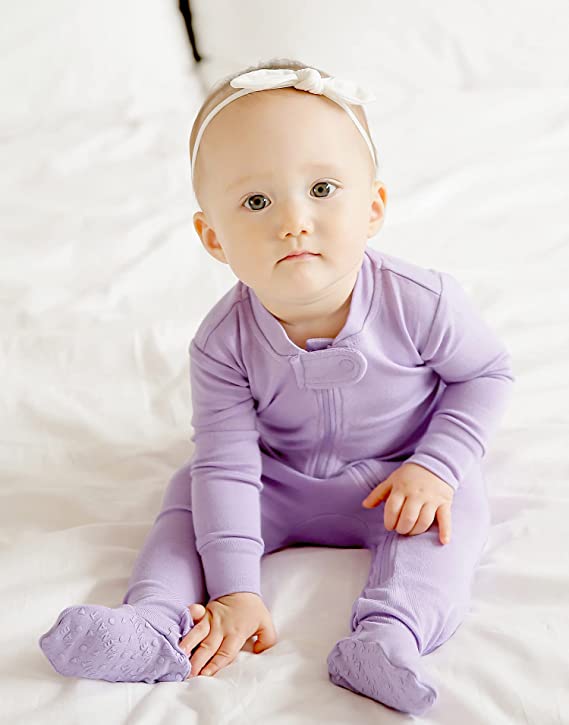 Lavendar Modal Baby Footie