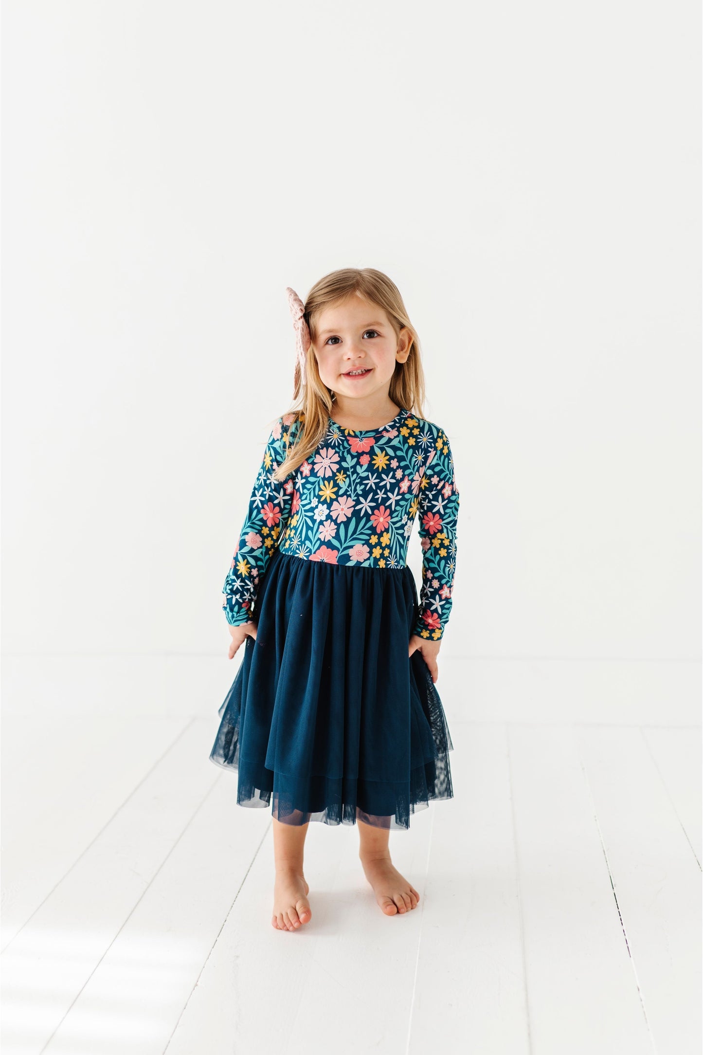 Bamboo Tulle Dress - Maren - Floral