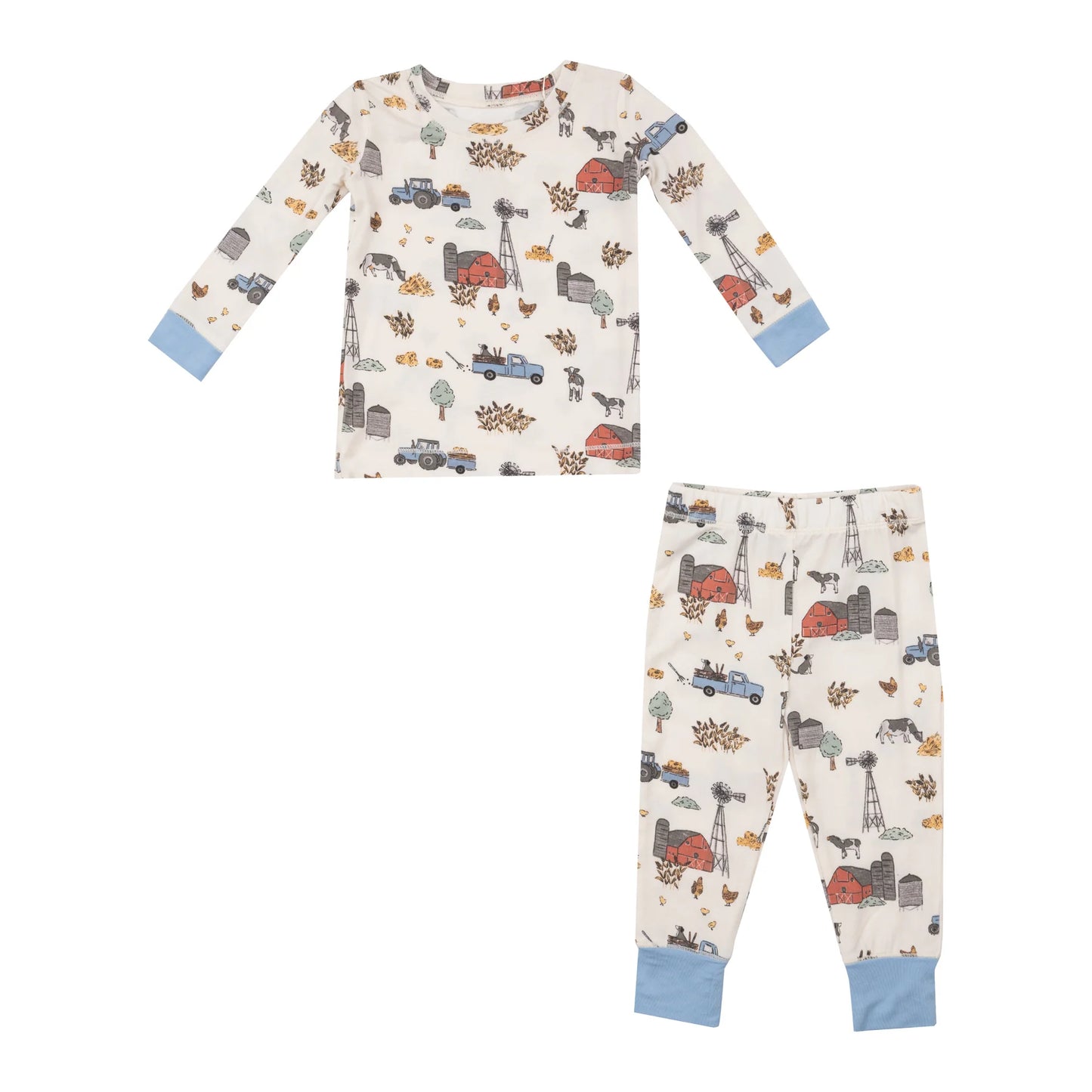 Hay Farmer Blue Two Piece Set