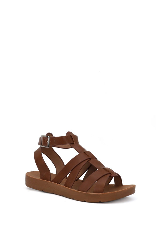 Gladiator Sandals - Cognac