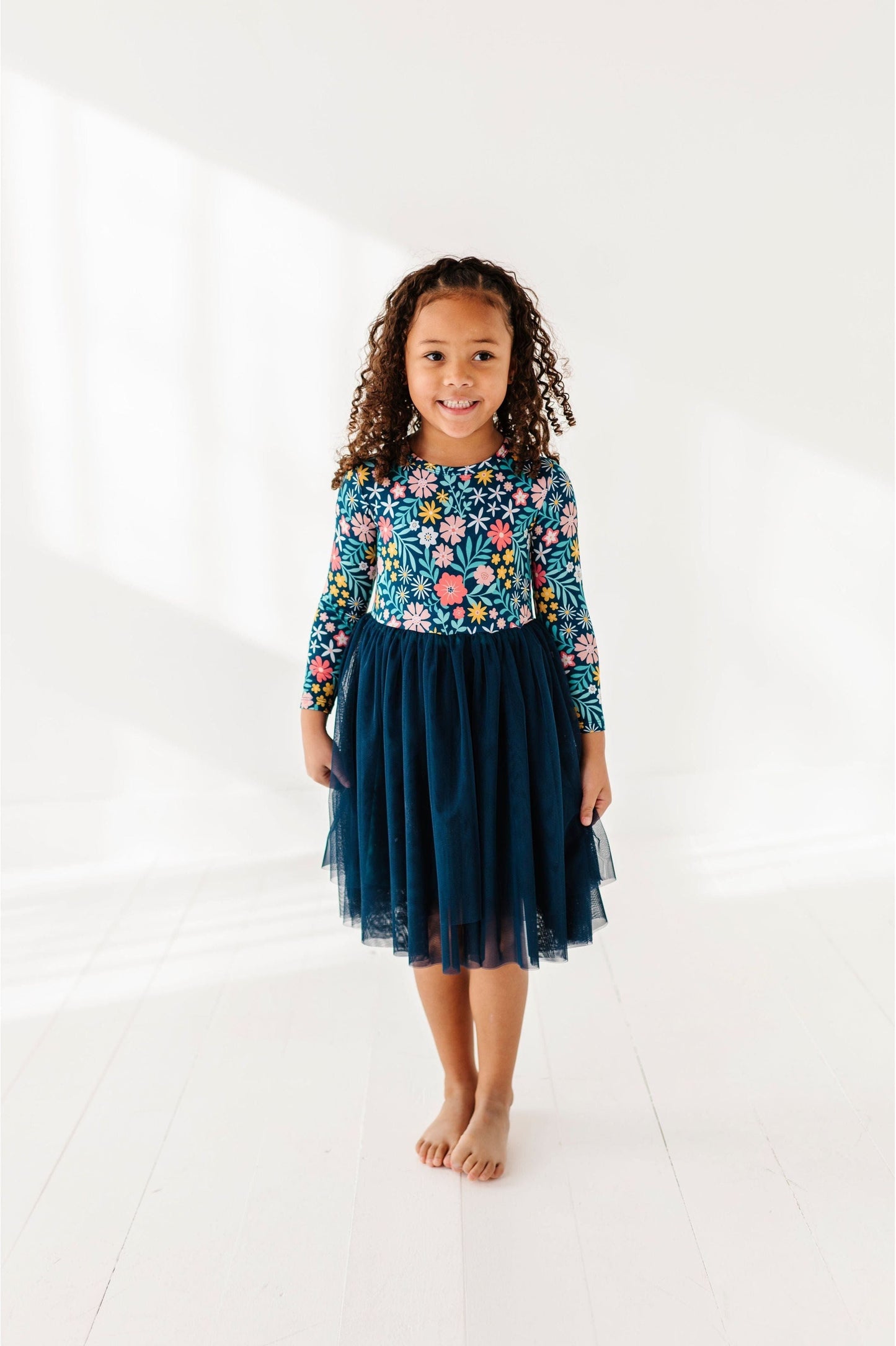 Bamboo Tulle Dress - Maren - Floral