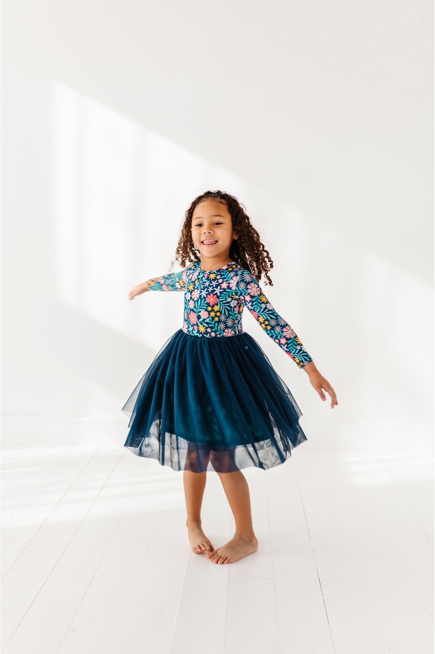 Bamboo Tulle Dress - Maren - Floral