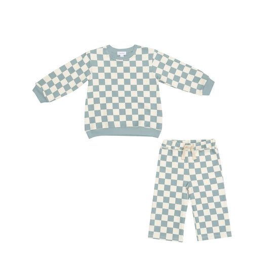 Luka Checkerboard Jogger Set