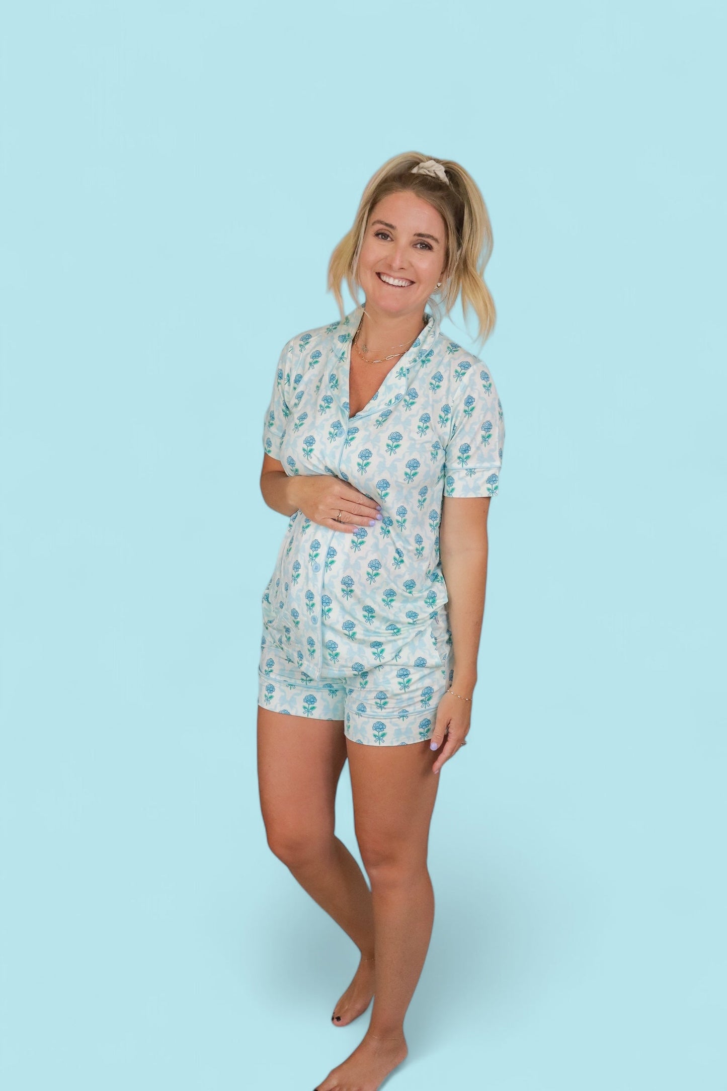BLUE RIBBON BLOOMS WOMEN’S DREAM SHORT SET